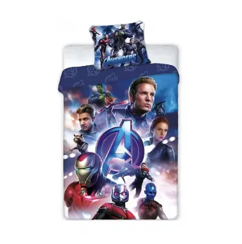Detské obliečky Obliecky Disney Avengers 140x200cm+90x70cm Faro Tiahome