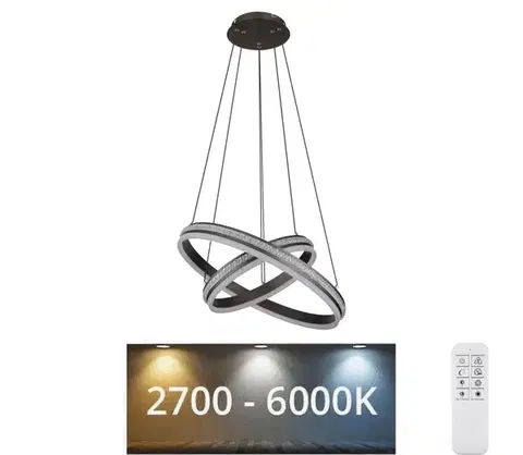 Svietidlá Globo 67314-60H - LED Stmievateľný luster na lanku GROUNI LED/60W/230V + DO 67314-60H
