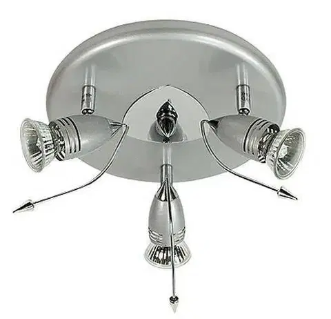 Stropná svetla Stropné svietidlo Thunder 3*50W GU10 230V chróm antracit