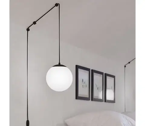 Svietidlá Eglo 900977 - Luster na lanku RONDO 1xE27/40W/230V 900977