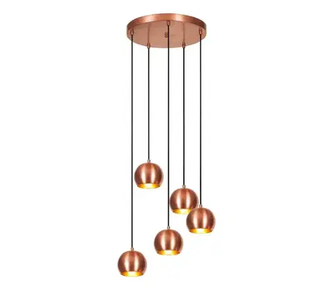 Svietidlá  Luster na lanku SIVANI 5xE27/40W/230V medená 536NTD1141
