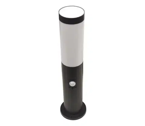 Záhradné lampy  Vonkajšia lampa so senzorom LOPPA 1xE27/60W/230V 45 cm IP44 čierna SKU047124