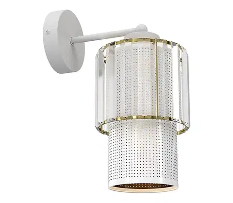 Svietidlá  Nástenná lampa BLANCO 1xE27/60W/230V biela MLP8363