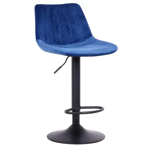 Barové stoličky Barová stolička Zeta Lr-8076 Navy Blue 8167-68