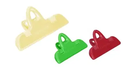 Dózy na potraviny Kinekus Klipsa na sáčky PRESTO 7 a 11 cm, 2+1 ks