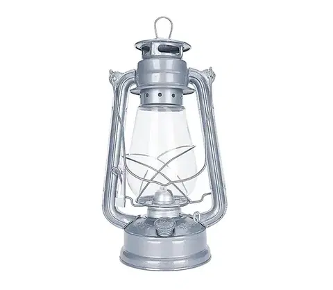 Lampy BRILAGI - Petrolejová lampa LANTERN 31 cm strieborná PSIL31
