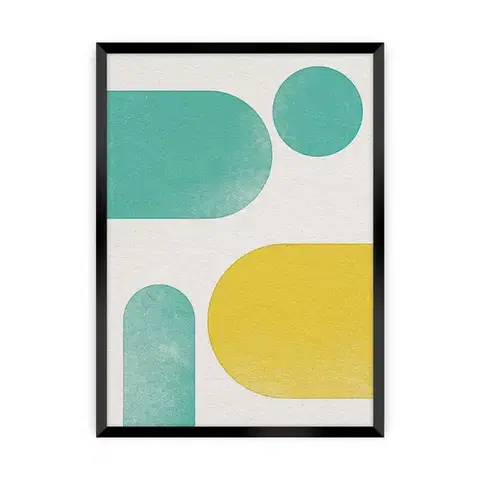 Obrazy Plagát Abstract Shapes I