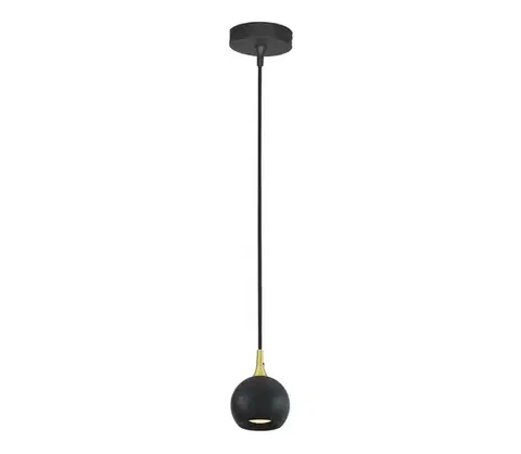 Svietidlá Lucide 09434/01/30 - Luster na lanku FAVORI 1xGU10/5W/230V čierna 09434/01/30