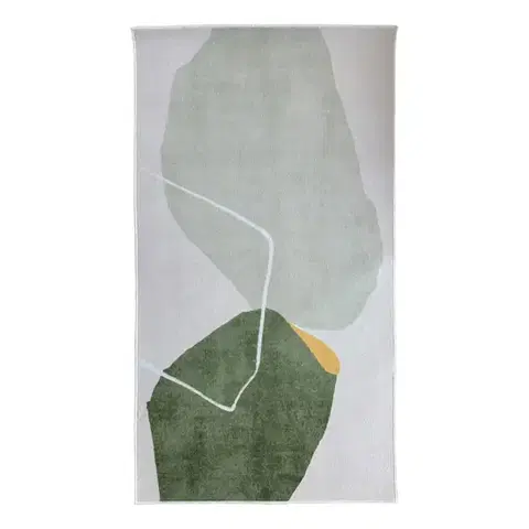 Moderné koberce Koberec Printing Loop 0,8/1,5 2 zelená