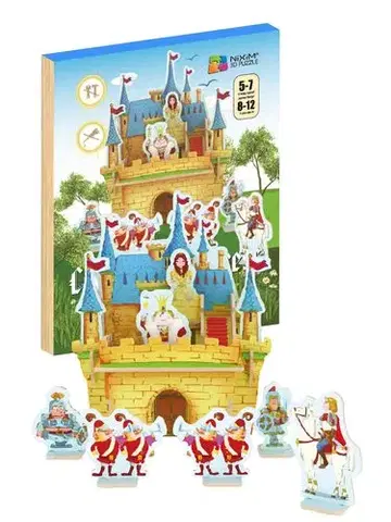 3D puzzle 3D Creative Drevené 3D puzzle Hrad pre princeznú