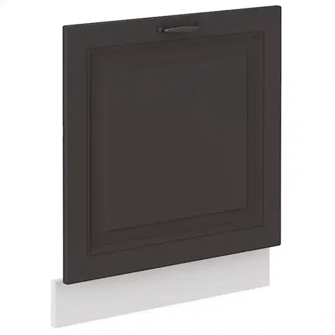 Dvierka a čelá zásuviek pre kuchynske skrinky Dvierka na umývačku STILO grafit mat/biely Dvierka zm 570x596