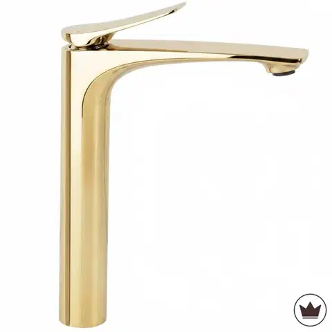 Kúpeľňové batérie REA - Umývadlová batéria PREMIUM Vision Gold vysoká REA-B8944
