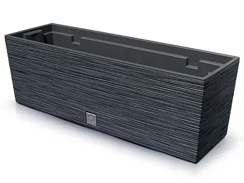Kvetináče a truhlíky NABBI DFC600 plastový kvetináč 58 cm antracit