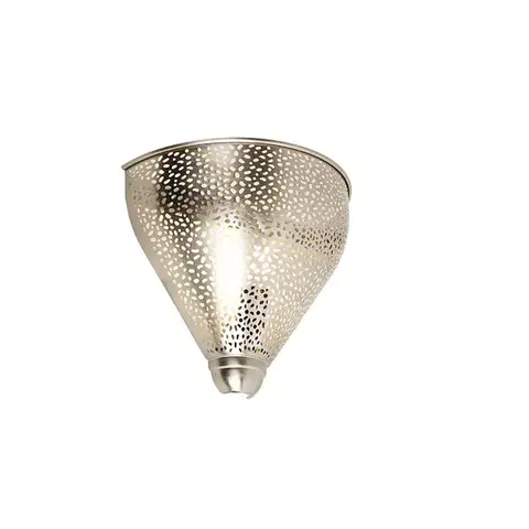 Nástenné osvetlenie Orientálna nástenná lampa oceľ - Sinbad