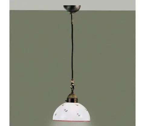 Svietidlá Kolarz 731.30.69 - Luster na lanku NONNA 1xE27/75W/230V pr. 20 cm červená 731.30.69