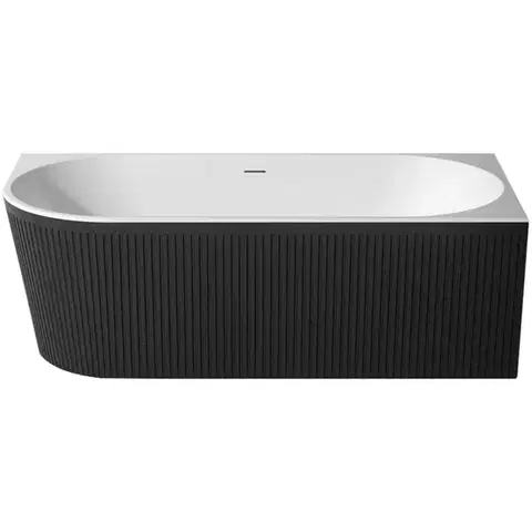 Voľne stojace vane Voľne stojaca vaňa Nox Black 170x80x58 pravý