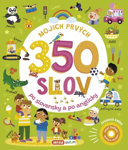 Zvukové knihy Zvuková kniha - Mojich prvých 350 slov po slovensky a po anglicky