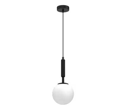 Svietidlá  Luster na lanku SPIRA 1xE14/15W/230V čierna 3328