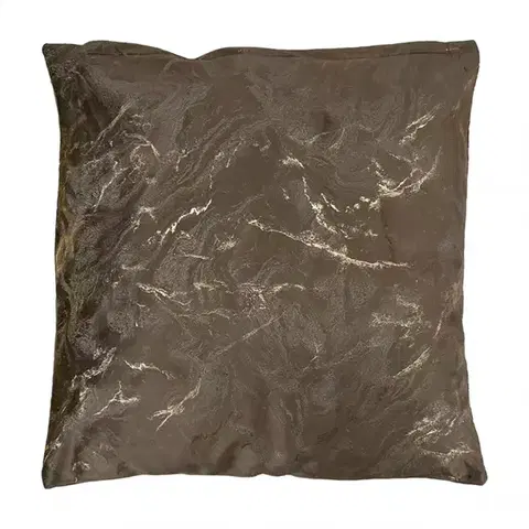 Dekoračné obliečky Obliečka Plain Velvet YX503 40x40cm hnedá