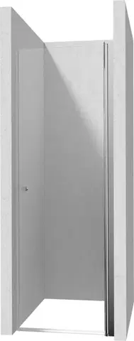 Sprchovacie kúty DEANTE - Kerria Plus chróm Sprchové dvere bez stenového profilu, 80 cm KTSW042P