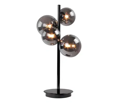 Lampy Wofi 8014.04.24.9000 - LED Stolná lampa 4xG9/3W/230V čierna 8014.04.24.9000