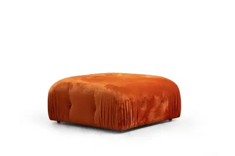 Taburety a podnožky Taburetka Bubble Pouffe - Orange