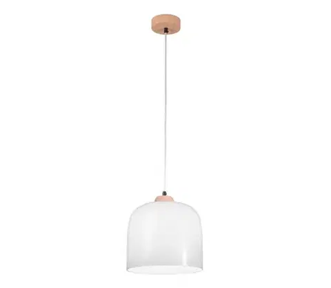 Svietidlá Kolarz A1352.31.W - Luster na lanku NONNA 1xE27/60W/230V dub/biela A1352.31.W