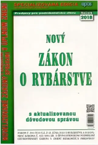 Zákony, zbierky zákonov Nový zákon o rybárstve 18/2018