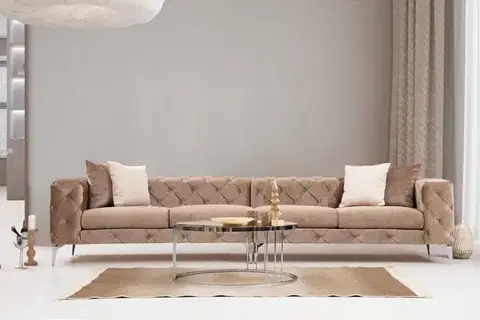 Pohovky a gauče Štvormiestna pohovka Como - Dark Cream