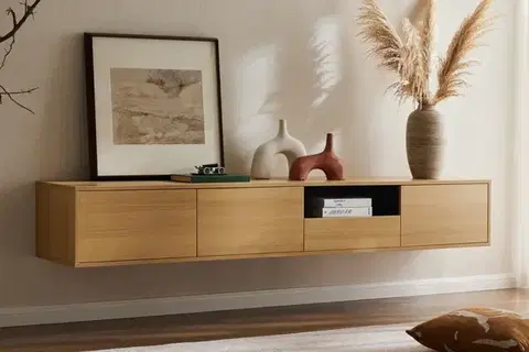 TV stolíky Závesný TVstolík LADON Dekorhome