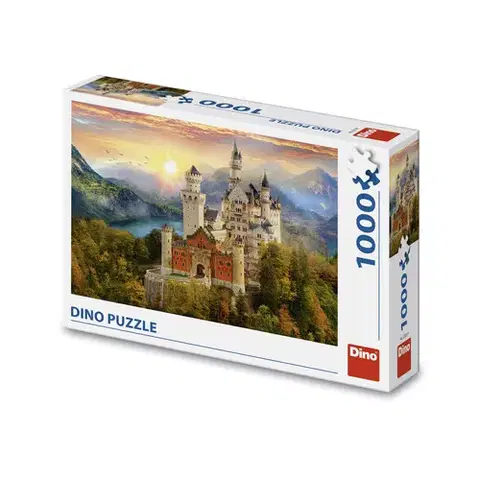 1000 dielikov Puzzle Maľovaný Neuschwanstein 1000 D