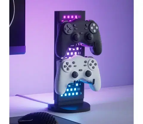 Lampy Nanoleaf N7602K00-1LB-LED RGBIC stmievateľná nabíjacia stanica 2700-6500K 5V čie N7602K00-1LB