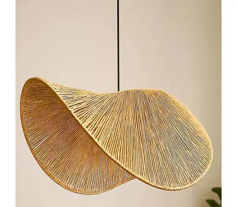 Svietidlá  Luster na lanku BOHO 1xE27/40W/230V rafia 687HMY2426