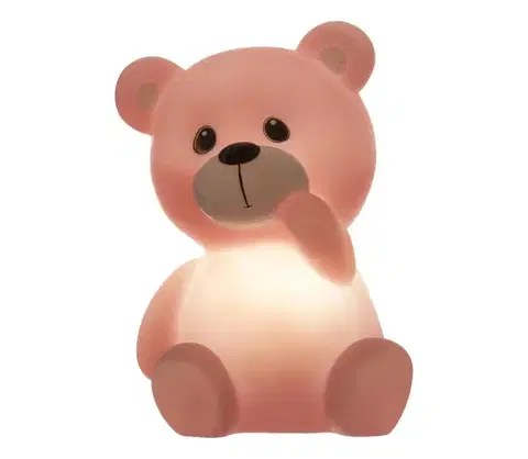 Svietidlá Atmosphera - LED Detské nočné svetlo TEDDY LED/3xLR44 ružové 127135