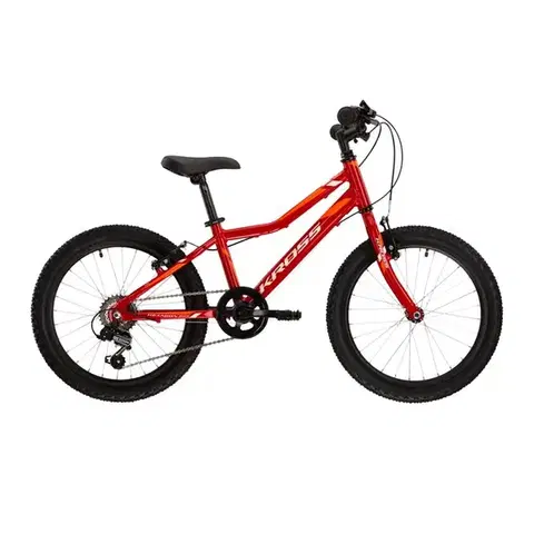 Bicykle Kross Hexagon Mini 1.0 20" 2022 červená/biela/oranžová - 11" (110-135 cm)