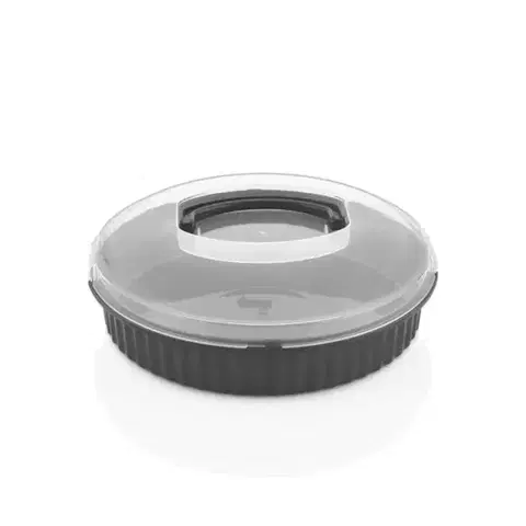 Dózy na potraviny Kinekus Dóza/box na koláč, plastová, 30x10,5cm okrúhla s úchytmi