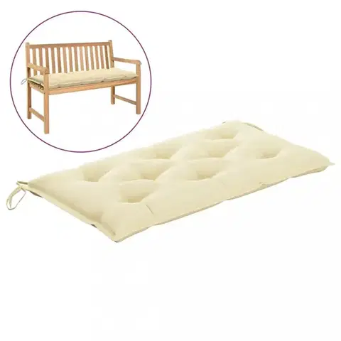 Záhradné sedáky Vodeodolná poduška na záhradnú lavicu 100 cm Dekorhome