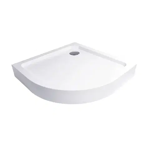 Vane Mereo Sprchová vanička R550, 80x80x14 cm, SMC, biela, vrátane nožičiek a sifónu CV11H