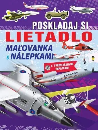 Nalepovačky, vystrihovačky, skladačky Poskladaj si lietadlo