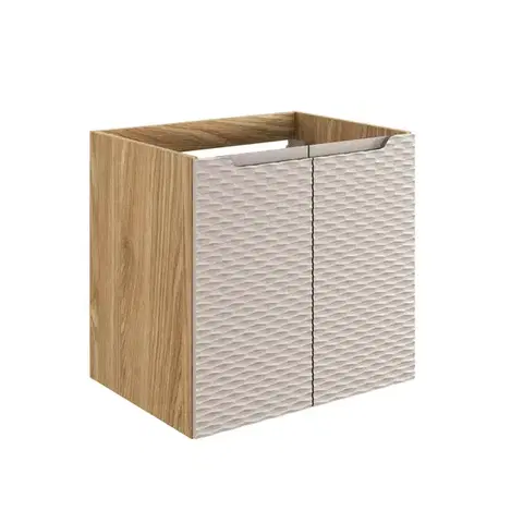 Kúpeľňový nábytok Comad Ocean Beige skrinka 60x46x57 cm dub-béžová OCEAN BEIGE 82-60-2D
