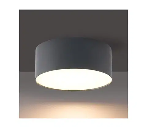 Svietidlá BRILAGI - LED kúpeľňové stropné svietidlo FORIS LED/20W/230V pr. 15 cm antracit IP44 BRI617