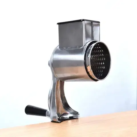 Kuchynské mlynčeky SKVELER Mlynček na strúhanku nerezový + sada 5 bubnov, Skveler