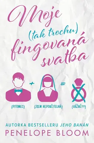 Romantická beletria Moje (tak trochu) fingovaná svatba - Penelope Bloom