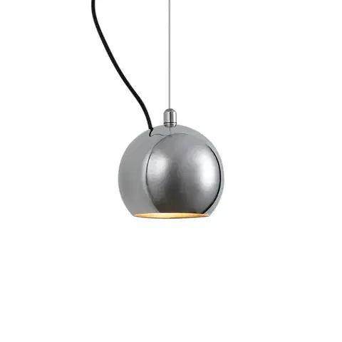 Koľajnicové svetelné systémy Dizajnová závesná lampa chrómová pre 1-fázový koľajnicový systém - Slimline Sara
