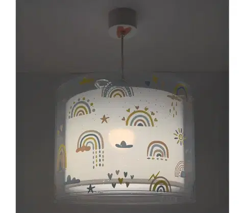 Svietidlá Dalber 41192 - Detský luster RAINBOW 1xE27/15W/230V pestrofarebný 41192M
