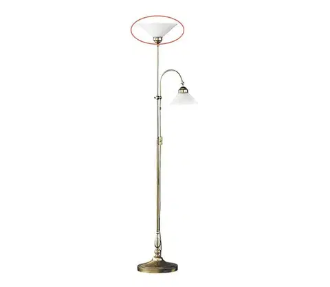 Lampy Rabalux 9934 - Náhradné sklo k stojacej lampe MARIAN E27 9934