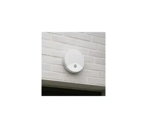 LED osvetlenie  LED vonkajšie nástenné svietidlo s pohybovým senzorom, 18 W, 230 V, IP44, biele 008 0001270