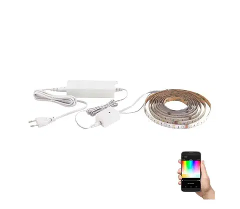 Svietidlá Eglo 32733 - LED RGB CCT Pásik 5m STRIPE-C LED/16W/230V 32733