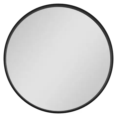Kúpeľňové zrkadlá OLSEN SPA - Zrkadlo bez osvetlenia REISA BLACK - Priemer - 70 cm OLNZREI70B