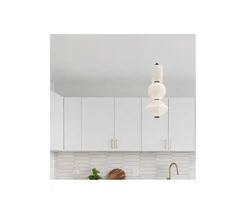 Svietidlá Elstead Alora Mood ALM-BIJOU-P3-MB - LED luster na lane BIJOU LED/20W/230V 3000K čierna ALM-BIJOU-P3-MB